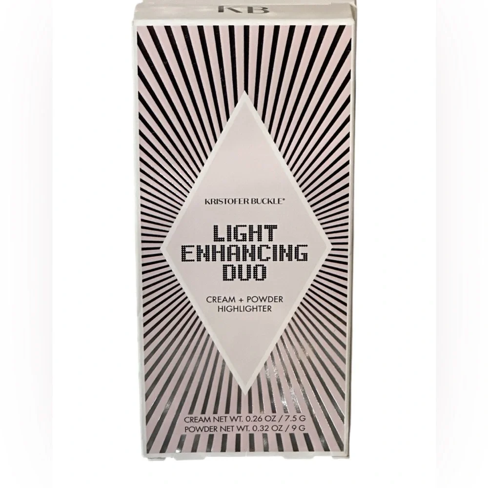 NIB Kristofer Buckle Light Enhancing Duo Cream + Powder Highlighter.